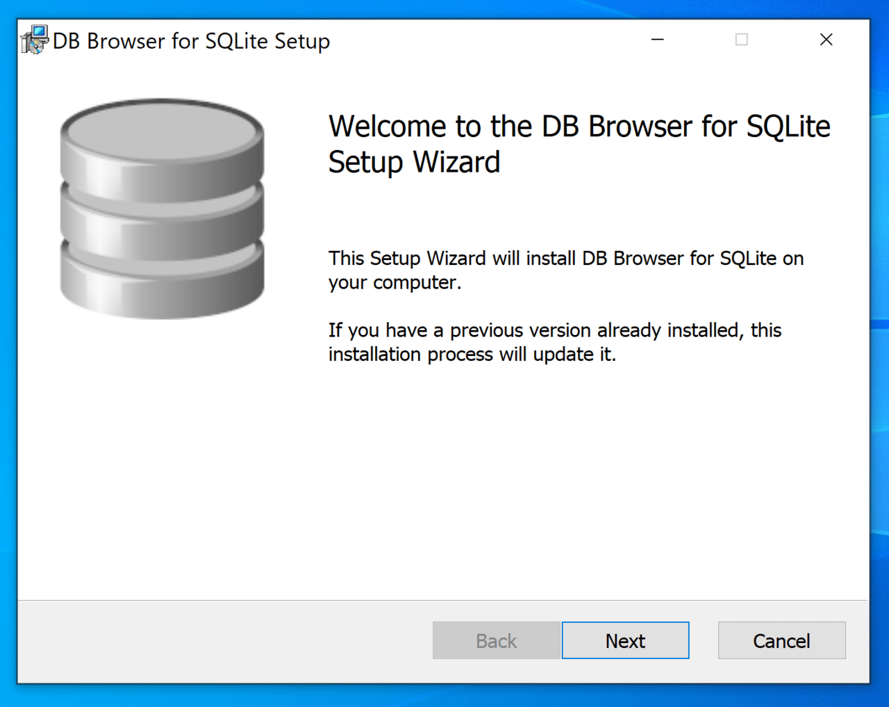 DB Browser for SQLiteのインストール
