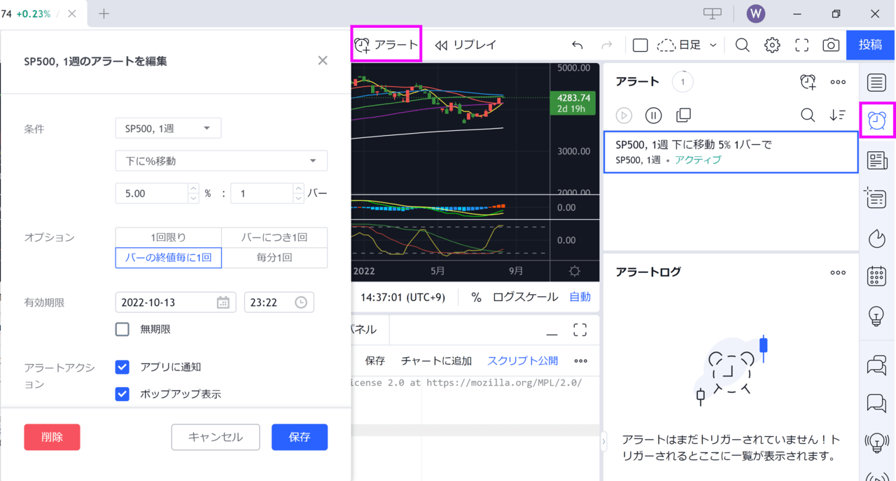 tradingview使い方-5.6